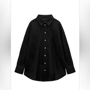 Linen shirt with pockets